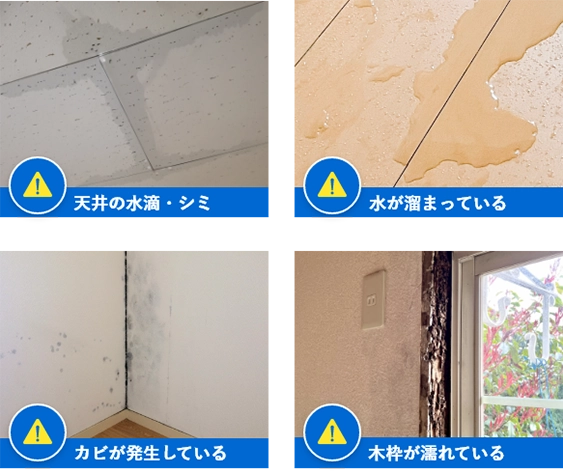 雨漏りの症状